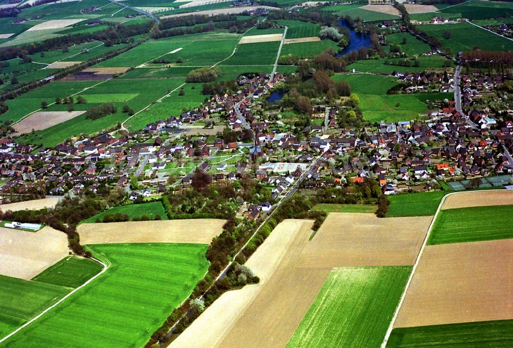 Luftaufnahme Rheurdt - Ortsansicht in Rheurdt im Bundesland Nordrhein-Westfalen