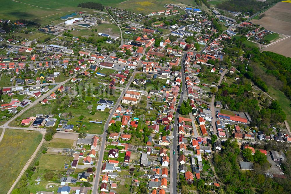 Luftbild Rhinow - Ortsansicht in Rhinow im Bundesland Brandenburg, Deutschland