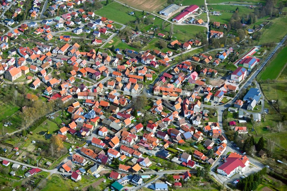 Rhönblick aus der Vogelperspektive: Ortsansicht von Rhönblick im Bundesland Thüringen, Deutschland