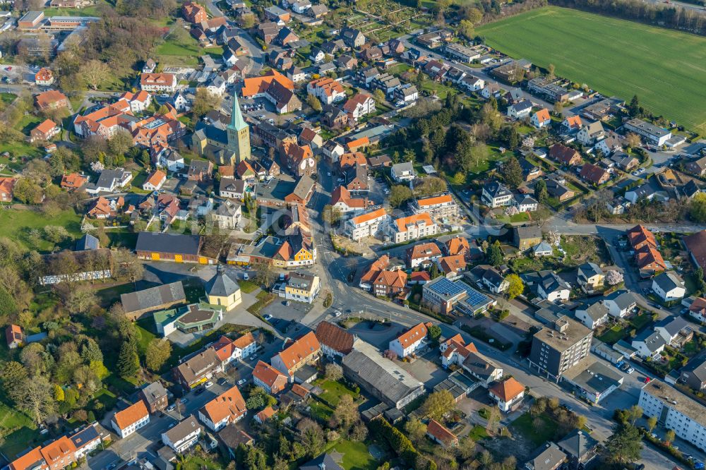 Rhynern aus der Vogelperspektive: Ortsansicht in Rhynern im Bundesland Nordrhein-Westfalen, Deutschland