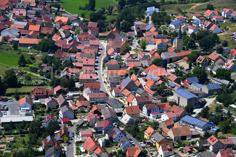 Rieden von oben - Ortsansicht in Rieden im Bundesland Bayern, Deutschland