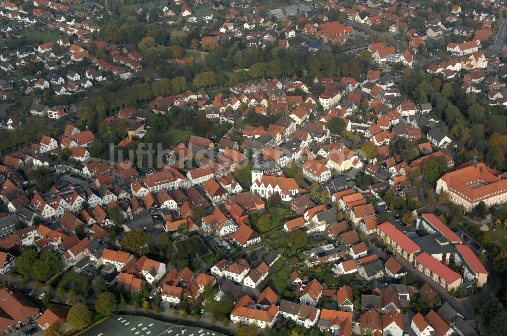 Rietberg von oben - Ortsansicht von Rietberg