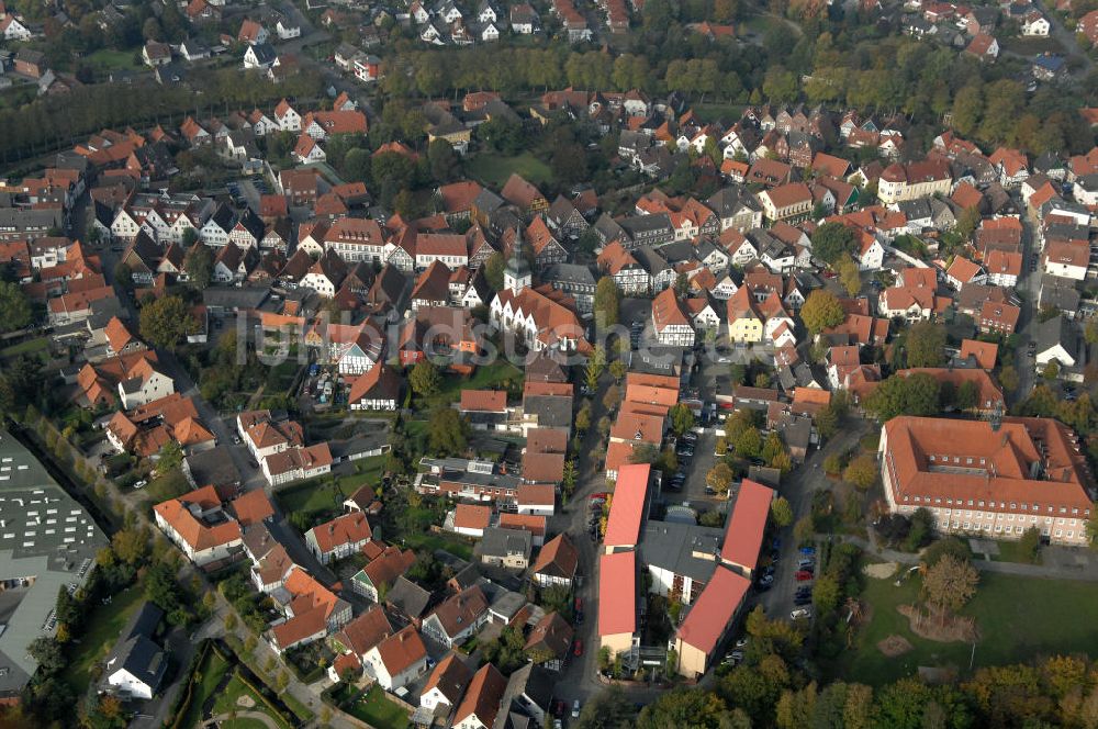 Luftbild Rietberg - Ortsansicht von Rietberg