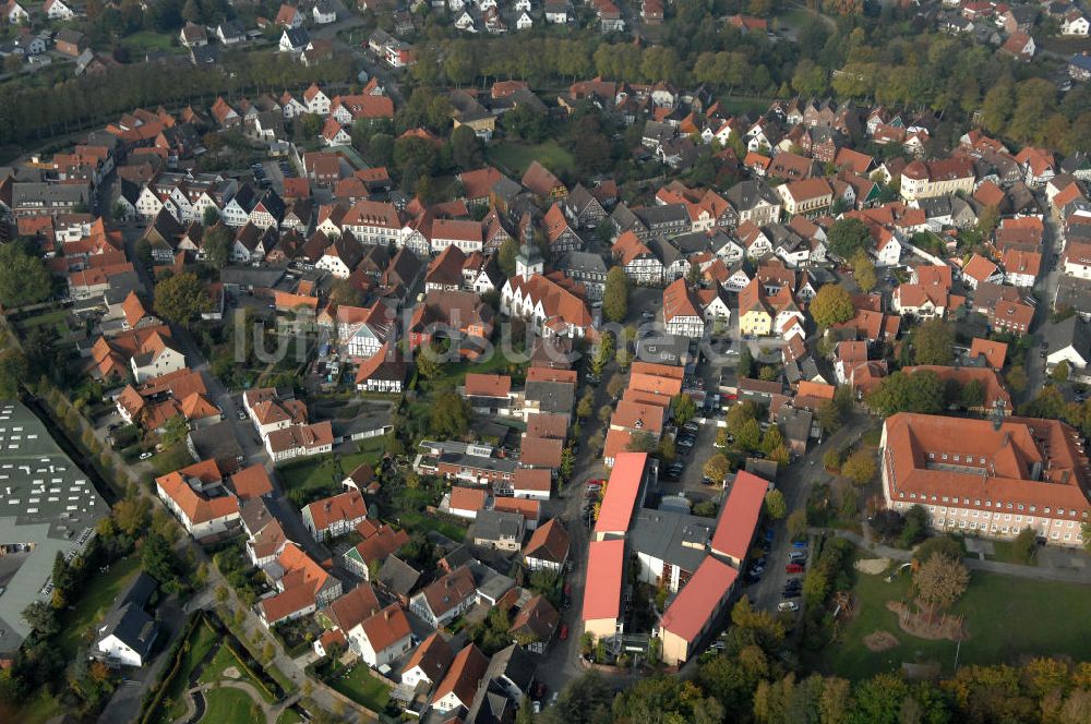 Luftaufnahme Rietberg - Ortsansicht von Rietberg