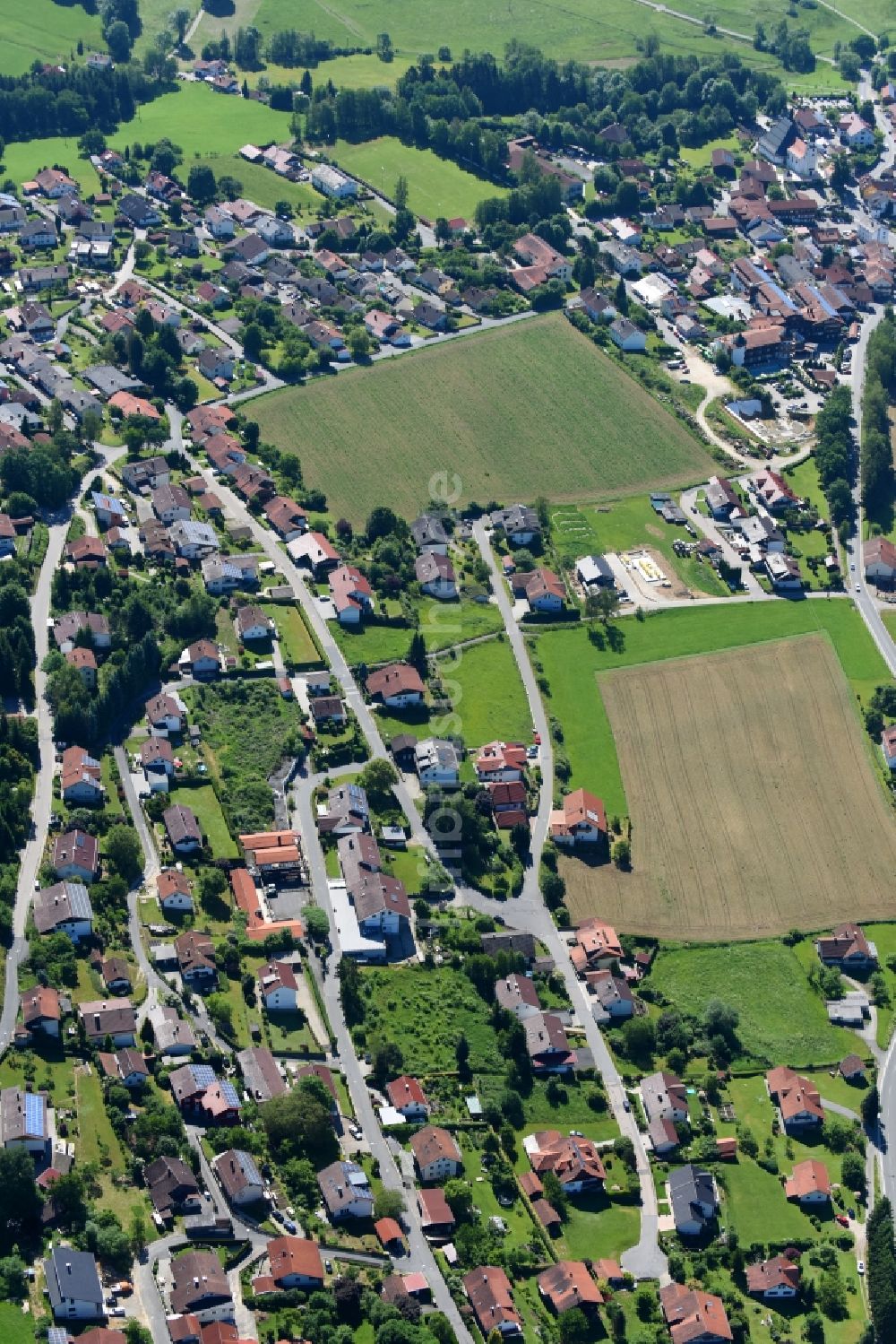 Rimbach von oben - Ortsansicht in Rimbach im Bundesland Bayern, Deutschland