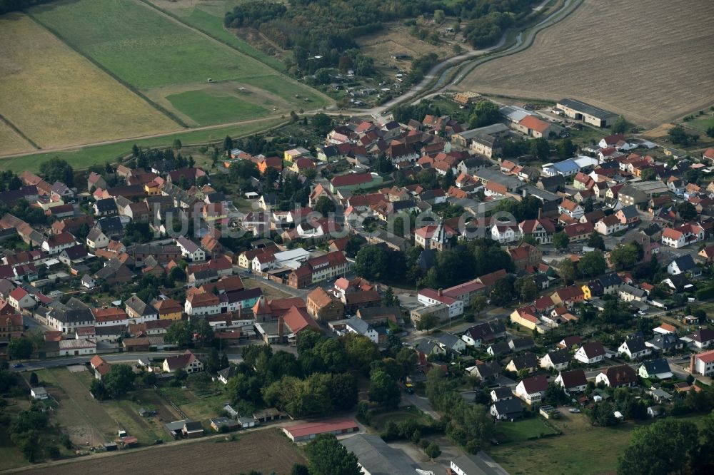 Ringleben aus der Vogelperspektive: Ortsansicht in Ringleben im Bundesland Thüringen