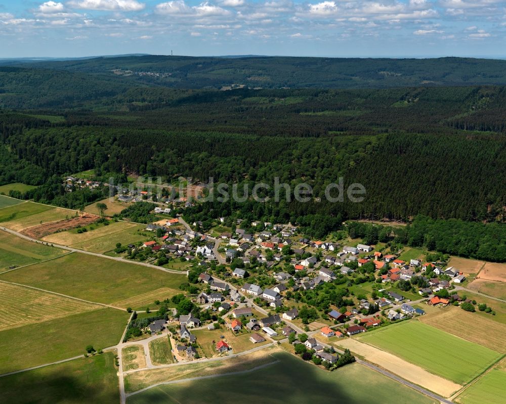 Rinzenberg von oben - Ortsansicht von Rinzenberg im Bundesland Rheinland-Pfalz