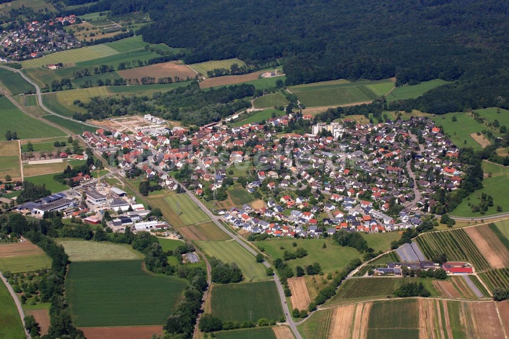 Luftaufnahme Rümmingen - Ortsansicht von Rümmingen im Bundesland Baden-Württemberg