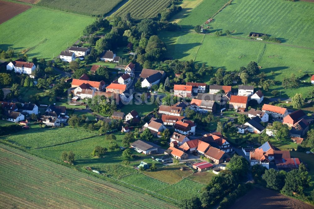 Luftbild Rodemann - Ortsansicht in Rodemann im Bundesland Hessen, Deutschland