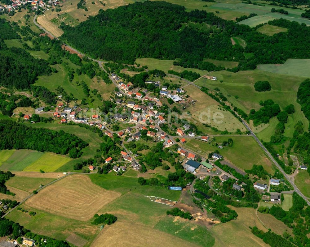 Rohrbach von oben - Ortsansicht von Rohrbach im Bundesland Rheinland-Pfalz