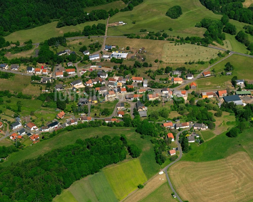 Rohrbach aus der Vogelperspektive: Ortsansicht von Rohrbach im Bundesland Rheinland-Pfalz