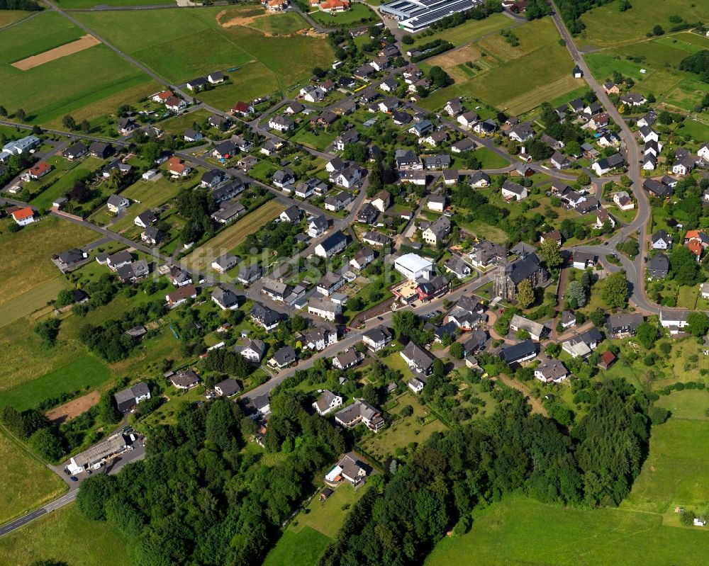 Luftbild Rosenheim (Landkreis Altenkirchen) - Ortsansicht von Rosenheim (Landkreis Altenkirchen) im Bundesland Rheinland-Pfalz