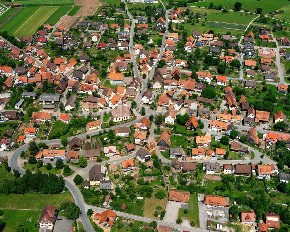 Rotfelden von oben - Ortsansicht in Rotfelden im Bundesland Baden-Württemberg, Deutschland