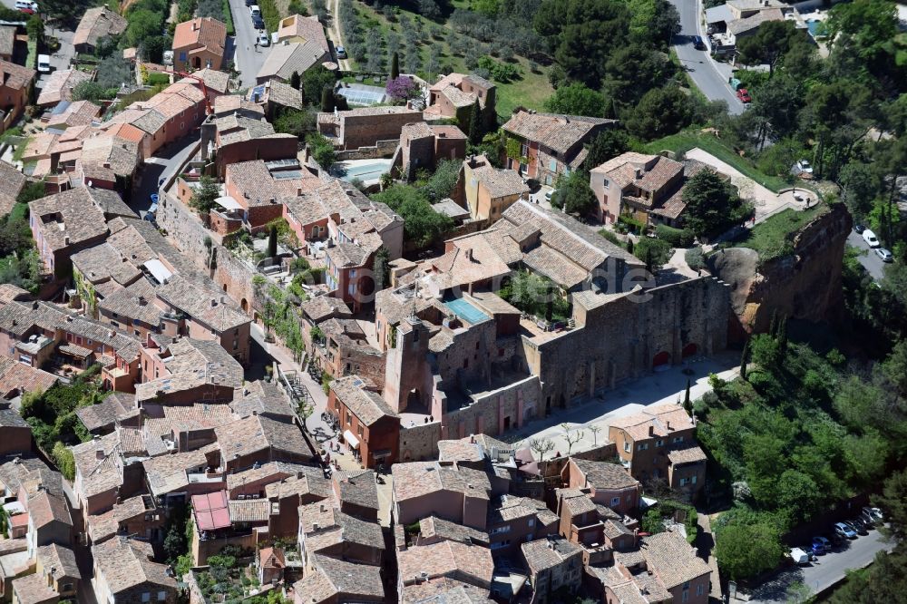 Luftbild Roussillon - Ortsansicht in Roussillon in Provence-Alpes-Cote d'Azur, Frankreich