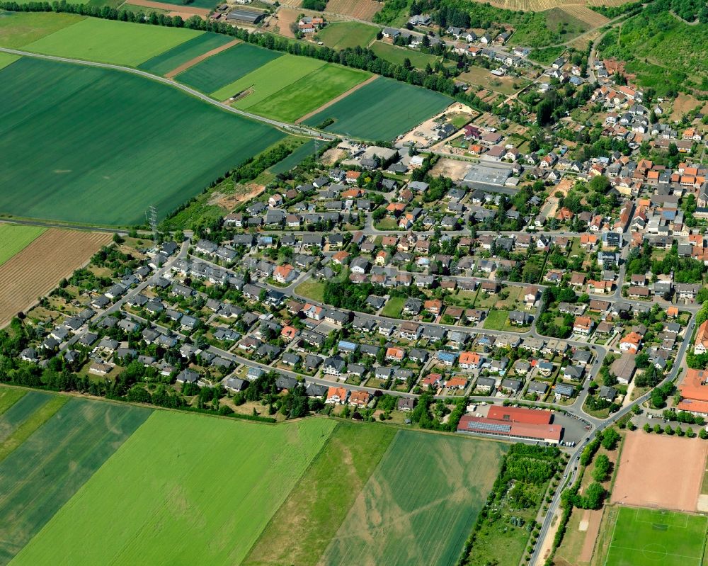 Roxheim von oben - Ortsansicht von Roxheim im Bundesland Rheinland-Pfalz