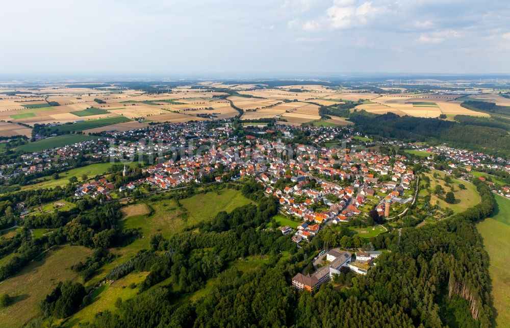 Luftbild Rüthen - Ortsansicht in Rüthen im Bundesland Nordrhein-Westfalen