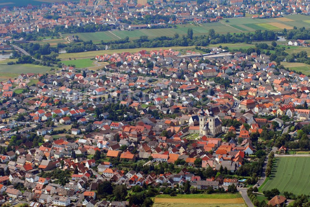 RÖTHLEIN von oben - Ortsansicht Röthlein