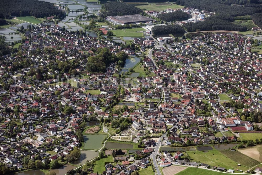 Luftaufnahme Röttenbach - Ortsansicht in Röttenbach im Bundesland Bayern, Deutschland