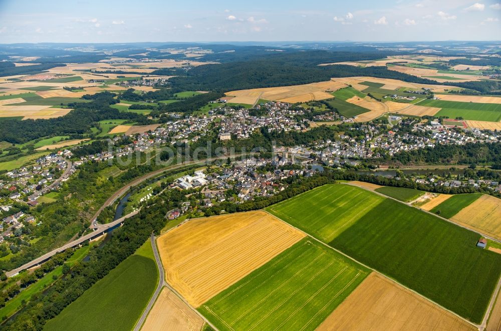 Luftbild Runkel - Ortsansicht in Runkel im Bundesland Hessen