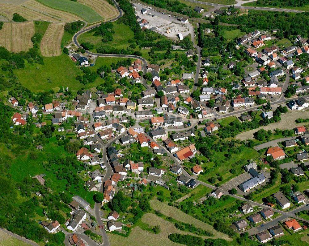 Ruschberg aus der Vogelperspektive: Ortsansicht in Ruschberg im Bundesland Rheinland-Pfalz, Deutschland