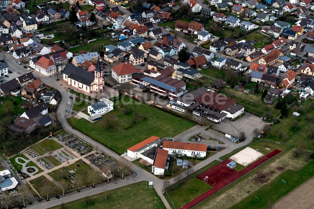 Luftaufnahme Rust - Ortsansicht in Rust im Bundesland Baden-Württemberg, Deutschland