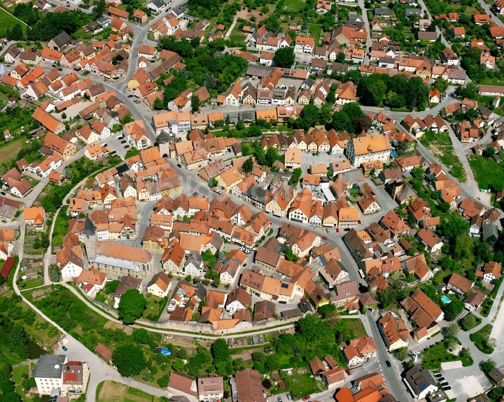 Sachsen aus der Vogelperspektive: Ortsansicht in Sachsen im Bundesland Bayern, Deutschland