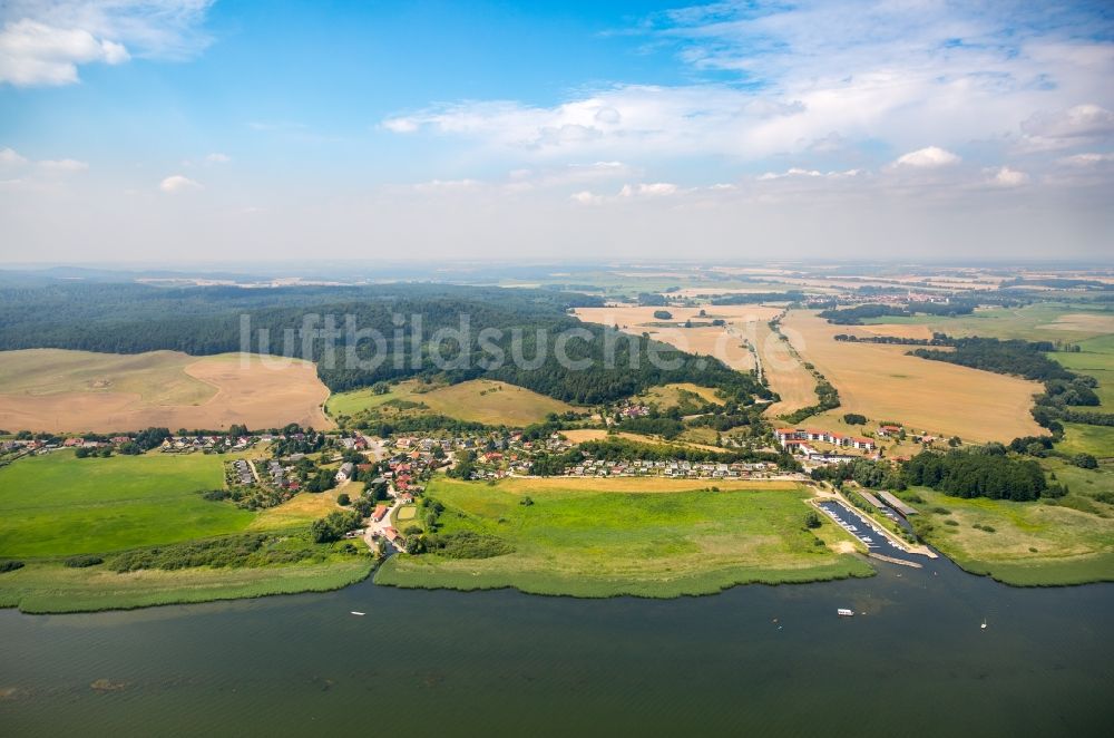 Luftbild Malchin - Ortsansicht von Salem in Malchin im Bundesland Mecklenburg-Vorpommern