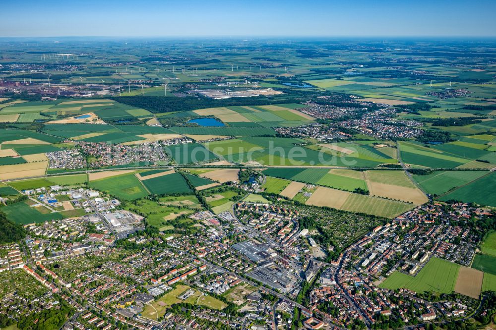 Salzgitter aus der Vogelperspektive: Ortsansicht in Salzgitter im Bundesland Niedersachsen, Deutschland