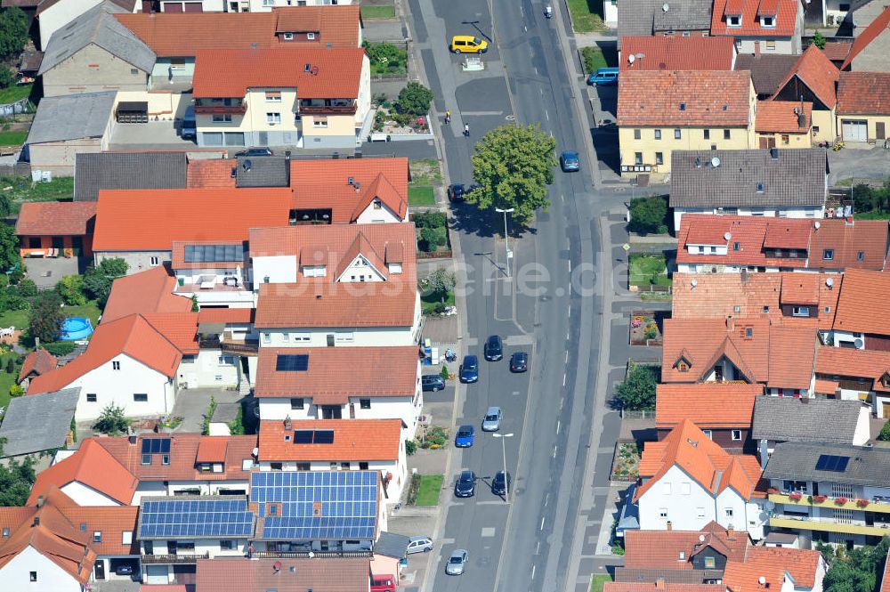 Luftbild Sandberg - Ortsansicht von Sandberg in Bayern