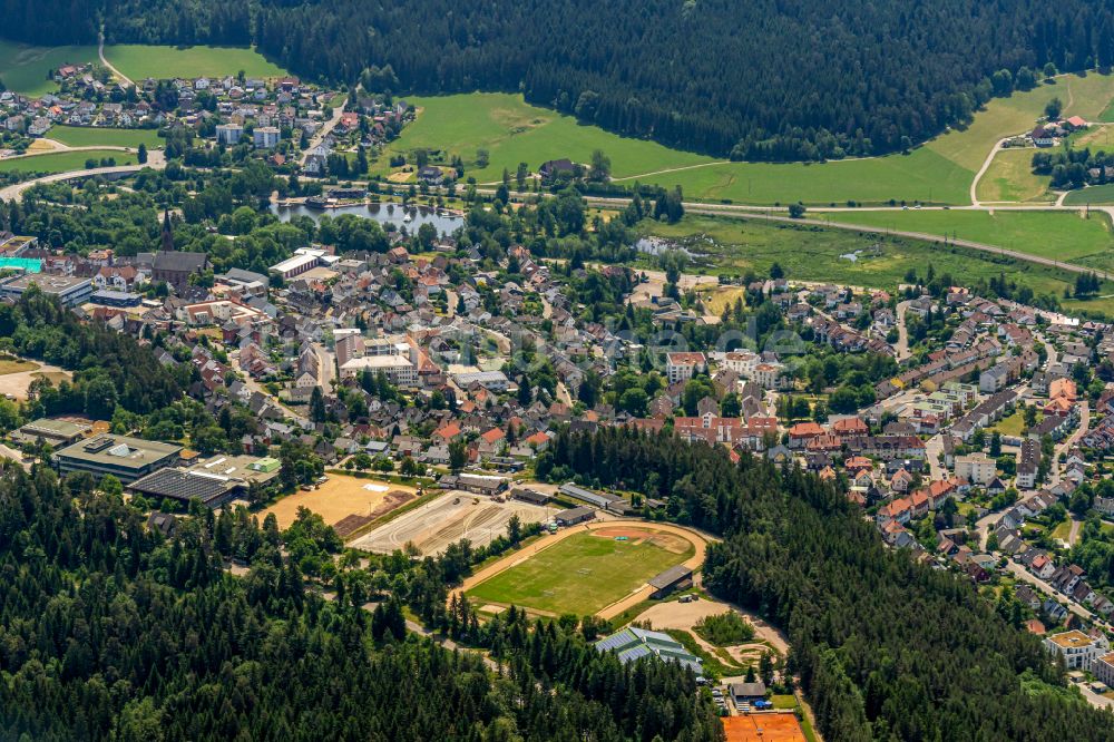 Sankt Georgen von oben - Ortsansicht in Sankt Georgen im Bundesland Baden-Württemberg, Deutschland