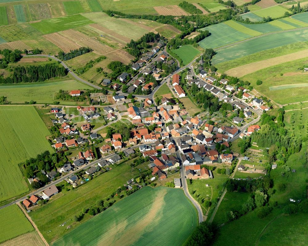 Luftbild Sankt Katharinen - Ortsansicht von Sankt Katharinen (Landkreis Bad Kreuznach) im Bundesland Rheinland-Pfalz