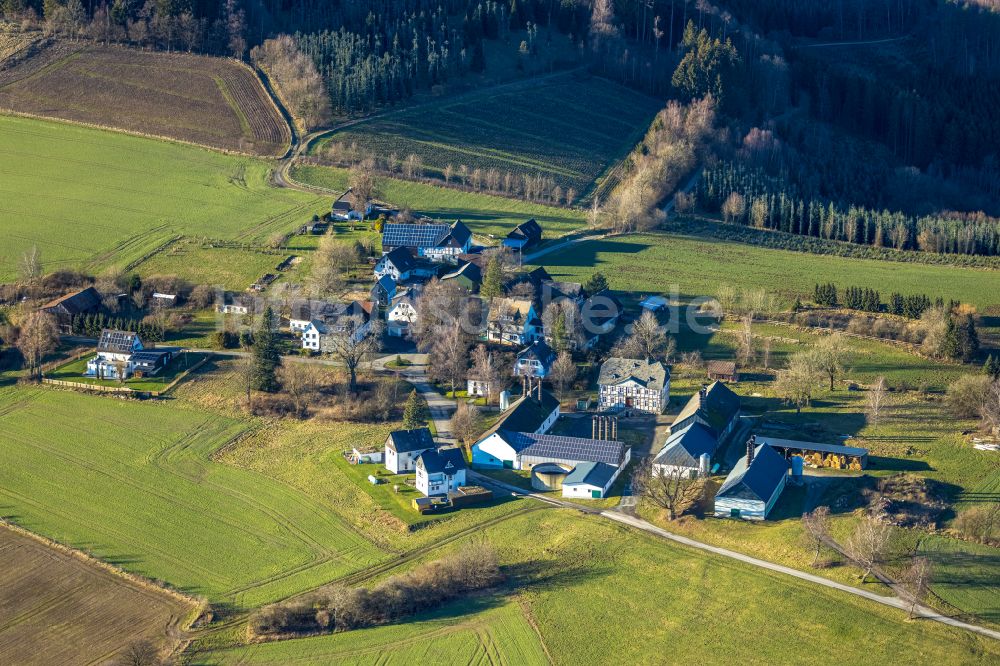 Luftbild Schederberge - Ortsansicht in Schederberge im Bundesland Nordrhein-Westfalen, Deutschland