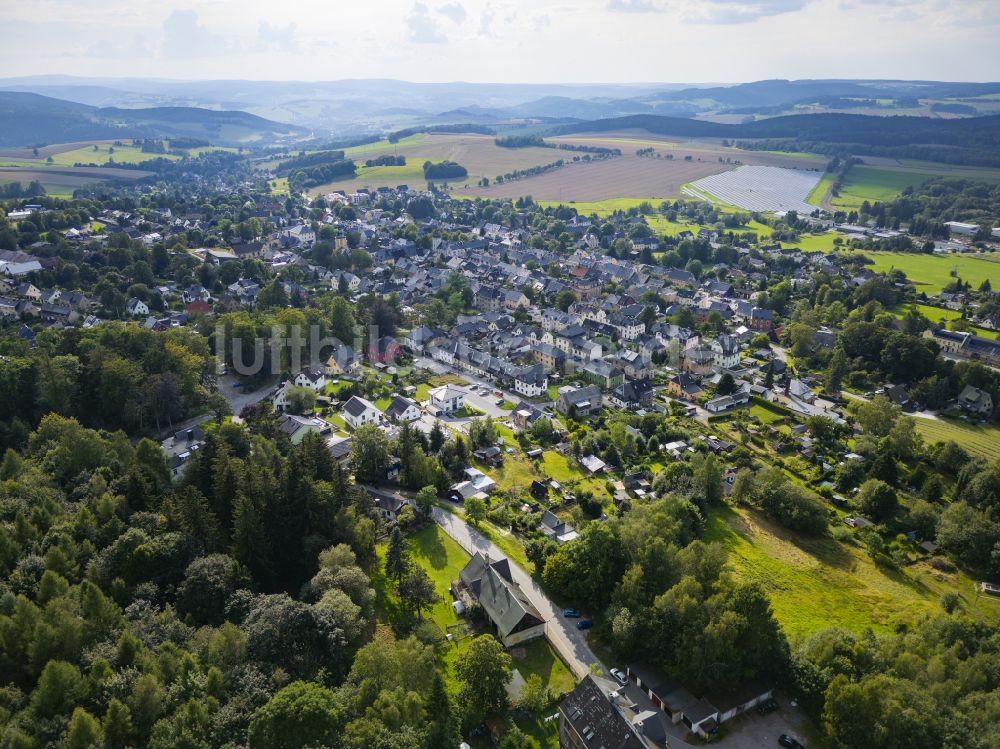 Luftbild Scheibenberg - Ortsansicht in Scheibenberg im Bundesland Sachsen, Deutschland