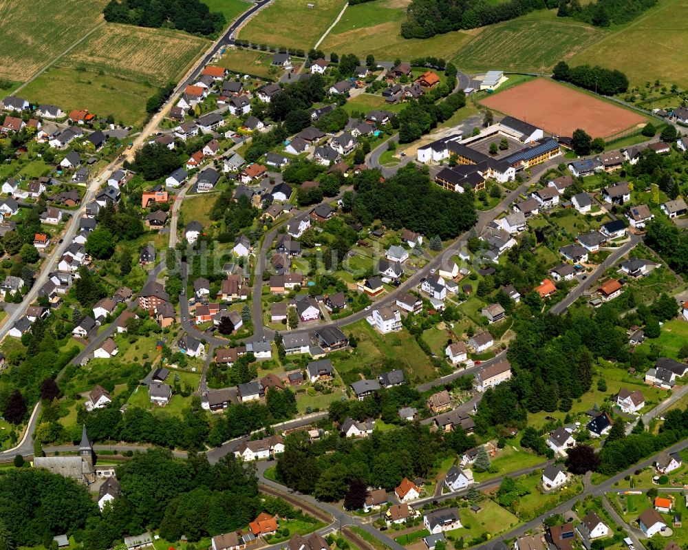 Luftaufnahme Scheuerfeld - Ortsansicht von Scheuerfeld im Bundesland Rheinland-Pfalz