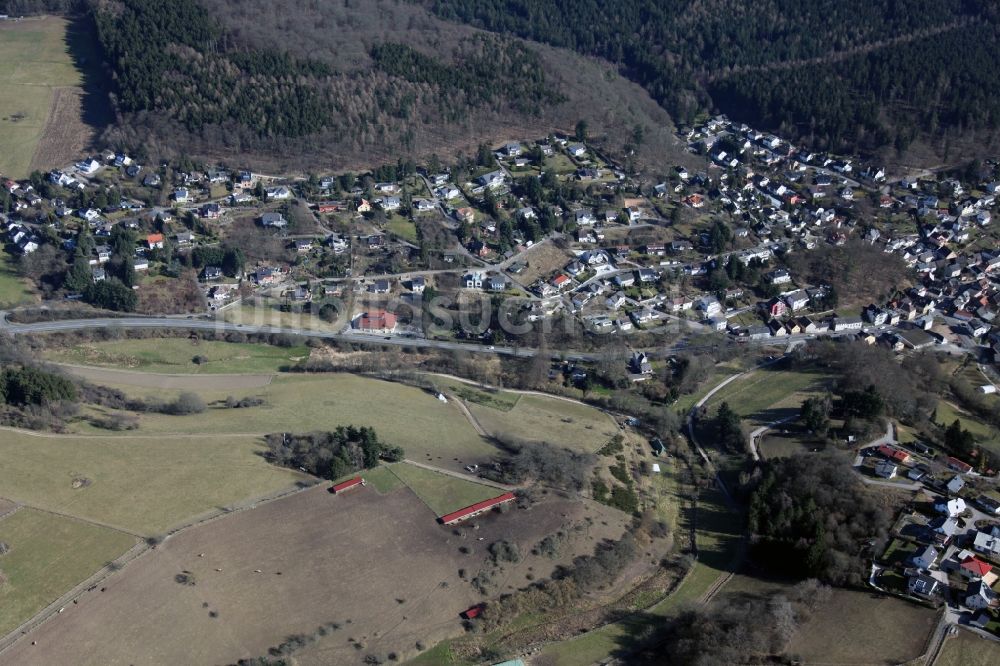 Luftbild Schlangenbad-Wambach - Ortsansicht von Schlangenbad Wambach im Bundesland Hessen 