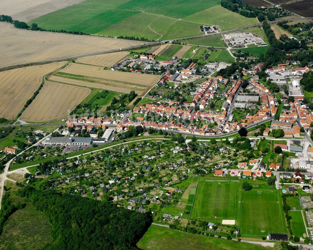 Schlotheim von oben - Ortsansicht in Schlotheim im Bundesland Thüringen, Deutschland