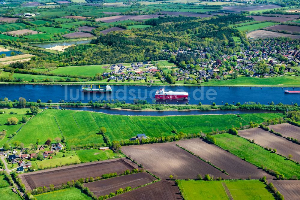 Luftbild Schülp b. Rendsburg - Ortsansicht in Schülp b. Rendsburg im Bundesland Schleswig-Holstein, Deutschland