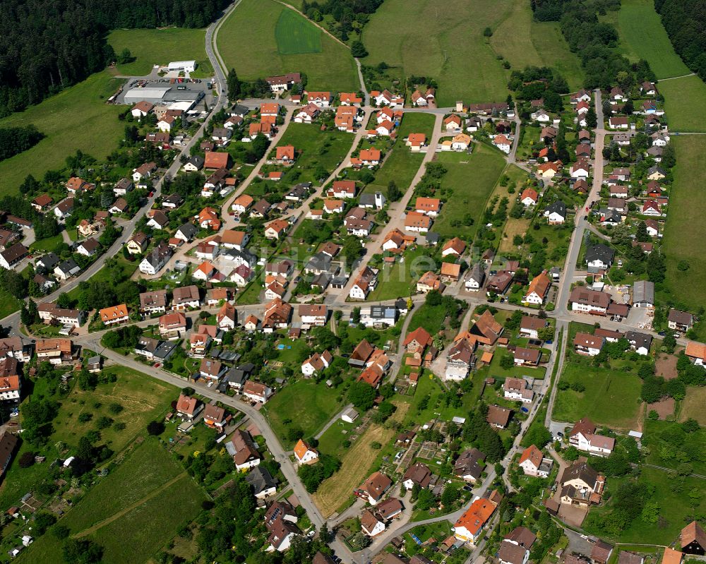 Luftaufnahme Schömberg - Ortsansicht in Schömberg im Bundesland Baden-Württemberg, Deutschland