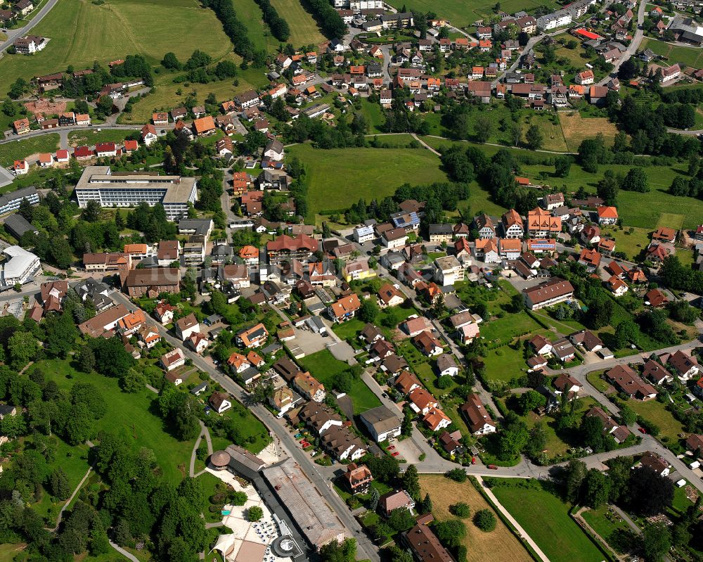 Schömberg aus der Vogelperspektive: Ortsansicht in Schömberg im Bundesland Baden-Württemberg, Deutschland