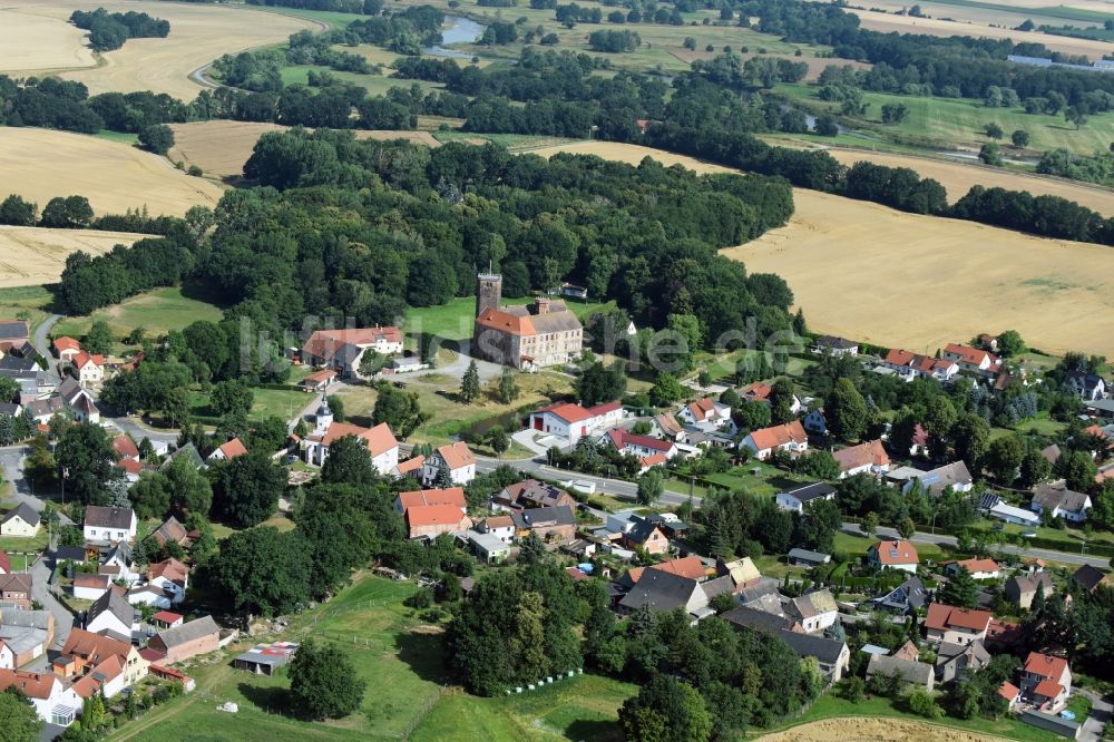 Luftbild Schnaditz - Ortsansicht in Schnaditz im Bundesland Sachsen