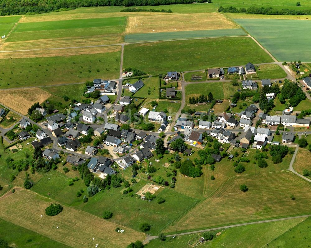 Schneppenbach aus der Vogelperspektive: Ortsansicht von Schneppenbach im Bundesland Rheinland-Pfalz