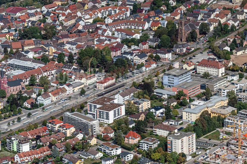 Schopfheim aus der Vogelperspektive: Ortsansicht in Schopfheim im Bundesland Baden-Württemberg, Deutschland