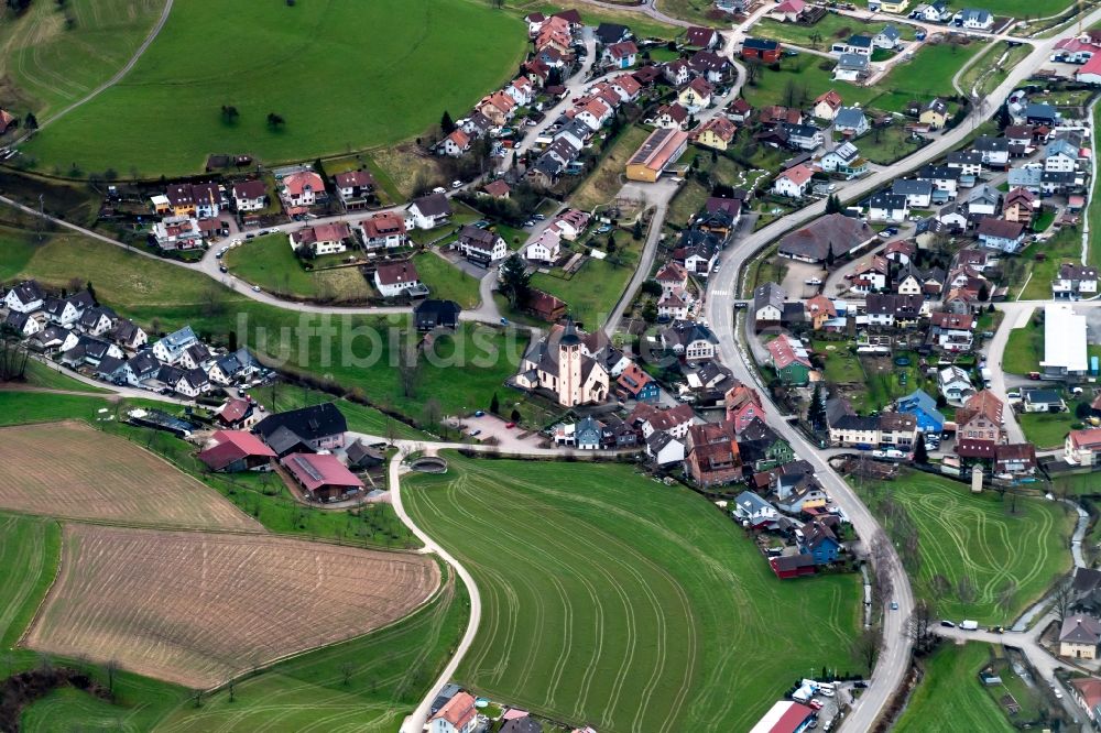 Luftbild Schuttertal - Ortsansicht in Schuttertal im Bundesland Baden-Württemberg, Deutschland