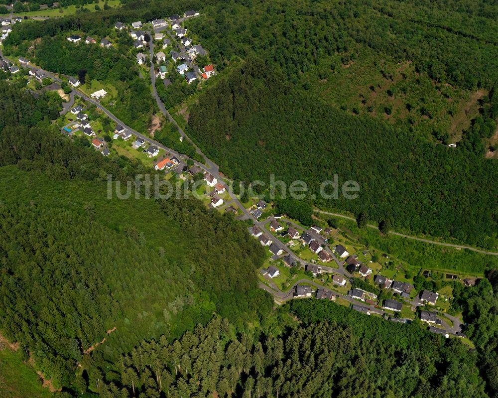 Luftbild Schutzbach - Ortsansicht von Schutzbach im Bundesland Rheinland-Pfalz