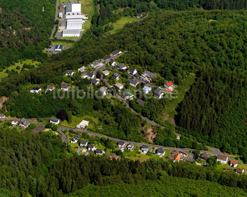 Luftaufnahme Schutzbach - Ortsansicht von Schutzbach im Bundesland Rheinland-Pfalz