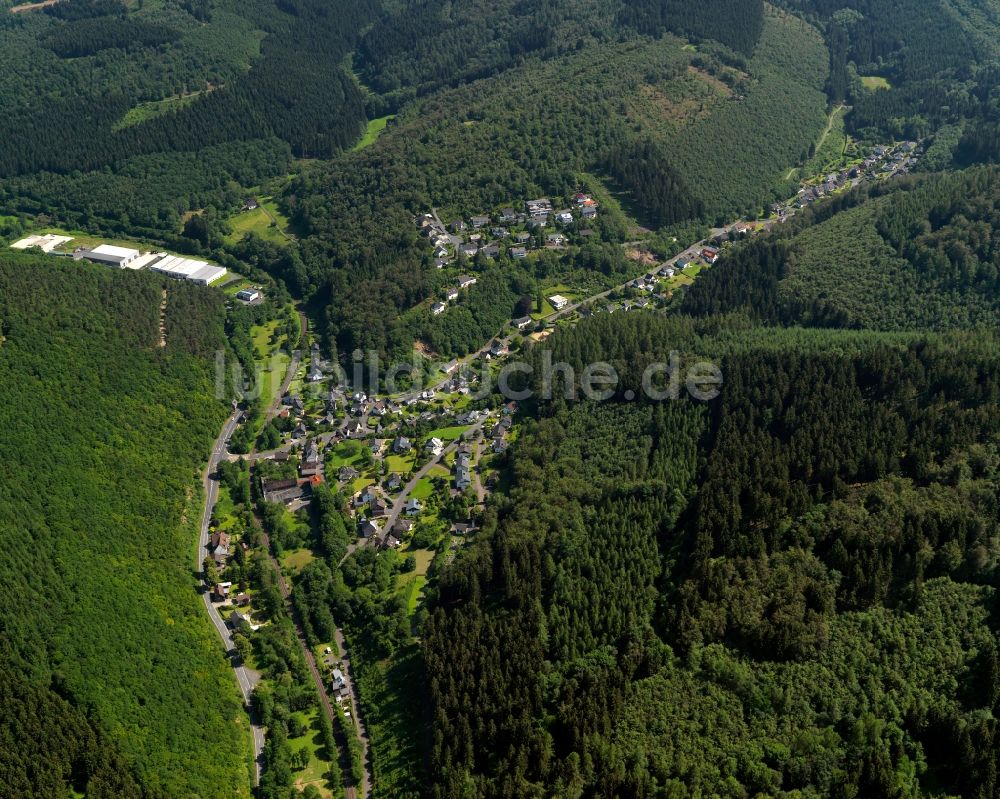 Schutzbach von oben - Ortsansicht von Schutzbach im Bundesland Rheinland-Pfalz