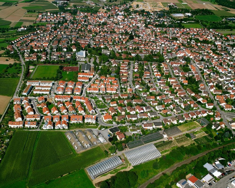 Luftbild Schwaikheim - Ortsansicht in Schwaikheim im Bundesland Baden-Württemberg, Deutschland