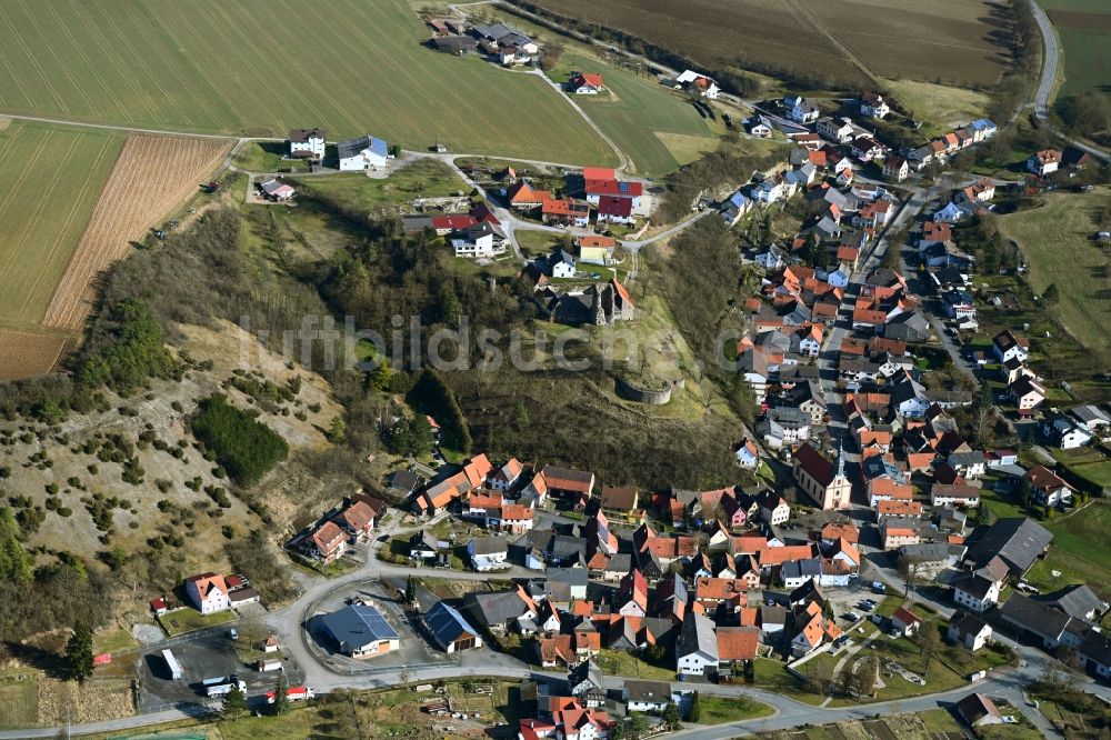 Schweinberg von oben - Ortsansicht in Schweinberg im Bundesland Baden-Württemberg, Deutschland