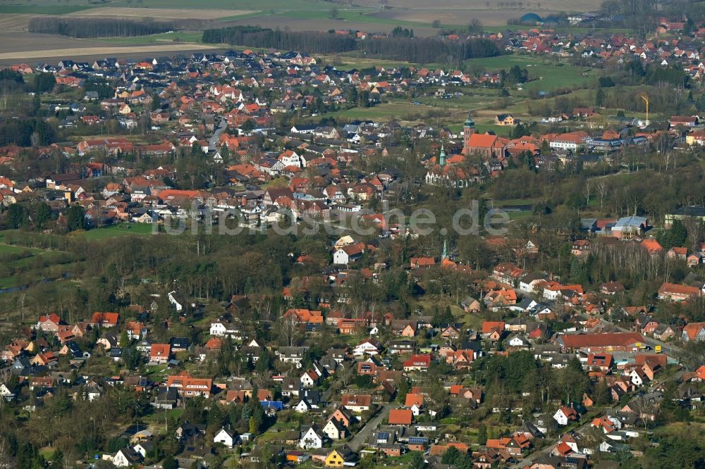 Südheide von oben - Ortsansicht in Südheide im Bundesland Niedersachsen, Deutschland