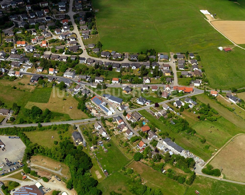 Seibersbach von oben - Ortsansicht von Seibersbach im Bundesland Rheinland-Pfalz